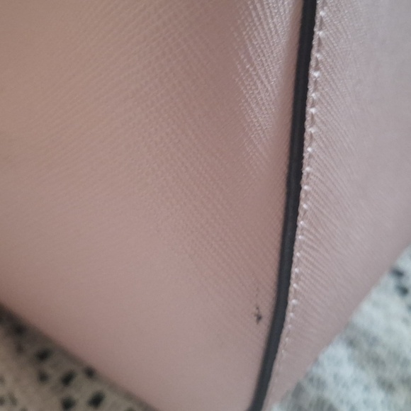 CALVIN KLEIN Pink Satchel with Silver Clasp and Saffiano Leather - Picture 9 of 9